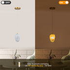 Modern Gold Island Pendant Light White Glass Shade Kitchen Island - product image 7 | Zenvolit