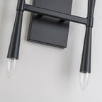 4-Light Modern Matte Black Iron Wall Sconce Metal Vanity Light - product image 10 | Zenvolit