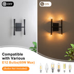4-Light Modern Matte Black Iron Wall Sconce Metal Vanity Light - product image 13 | Zenvolit